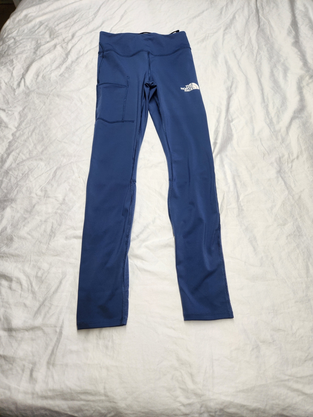 The North Face Navy Blue Womens Performance Leggings with Side Pocket